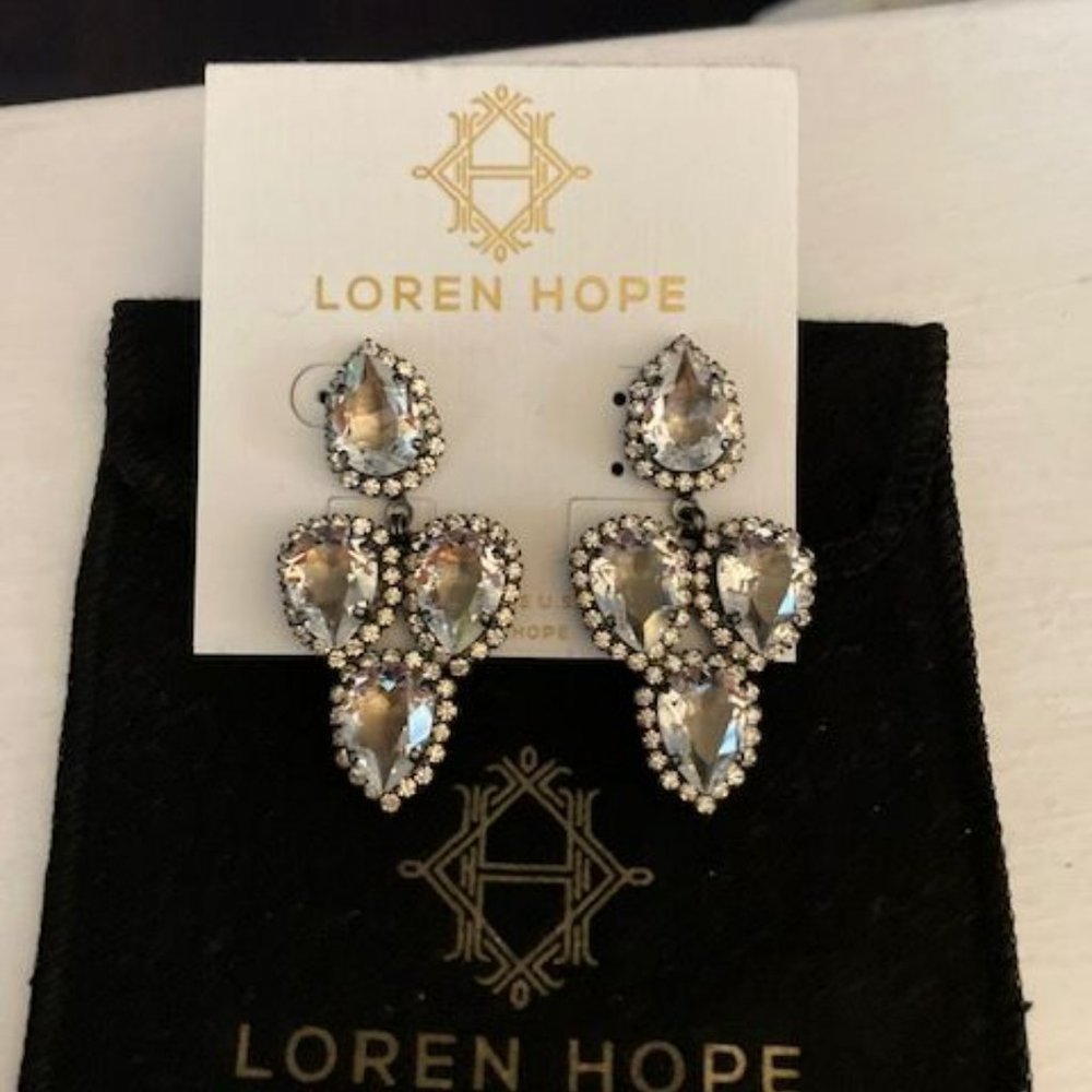 Loren Hope Crystal earrings - NWT